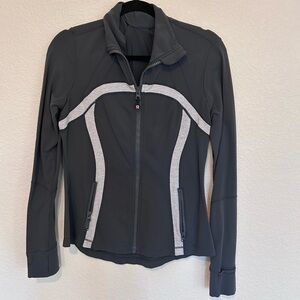 Lululemon Define Jacket Gray Size 10 Full Zip Thumbholes Athleisure
